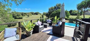Property grounds -  Stunning restored farmhouse, heated pool, private walled garden,edge of village (Thédirac)