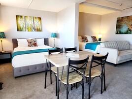 Deluxe Suite, Multiple Beds, Terrace, Mountain View | Premium bedding, individually decorated, individually furnished