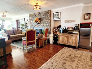 Sitteområde i lobbyen