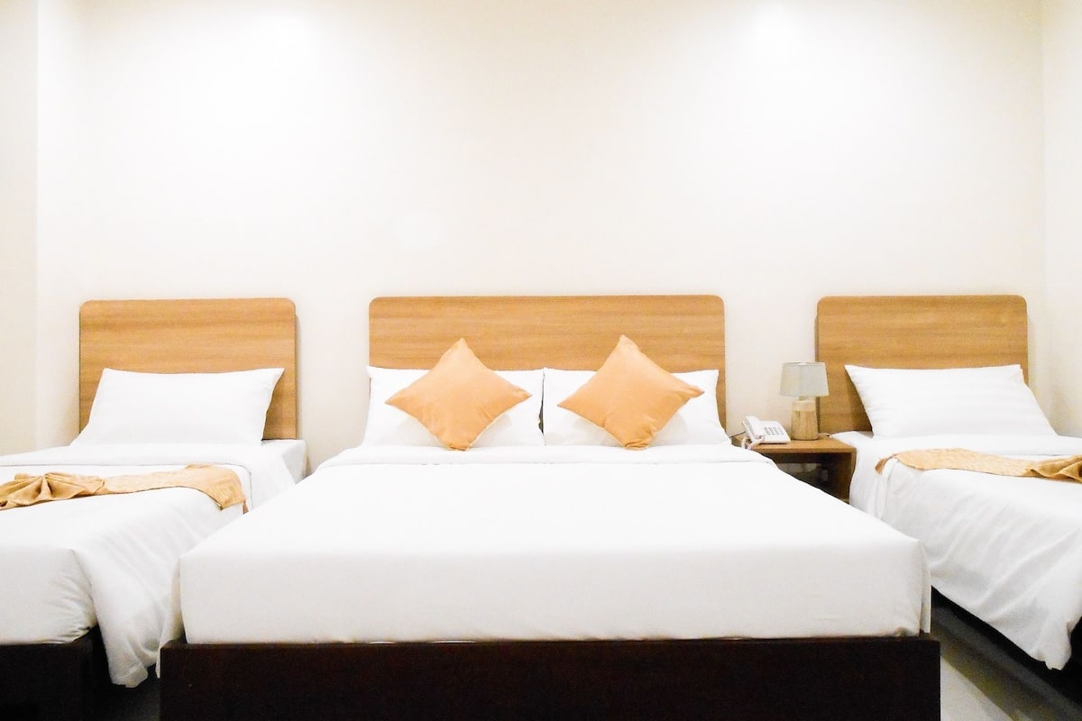 Premier Quadruple Room, Accessible, Non Smoking | Hypo-allergenic bedding, down comforters, in-room safe, desk