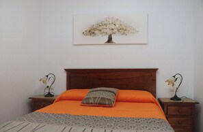 1 habitación y ropa de cama 
