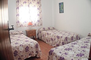 3 soverom og sengetøy