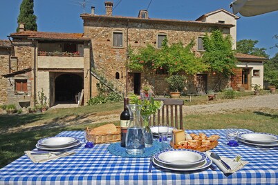 Casa de campo en la campiña toscana