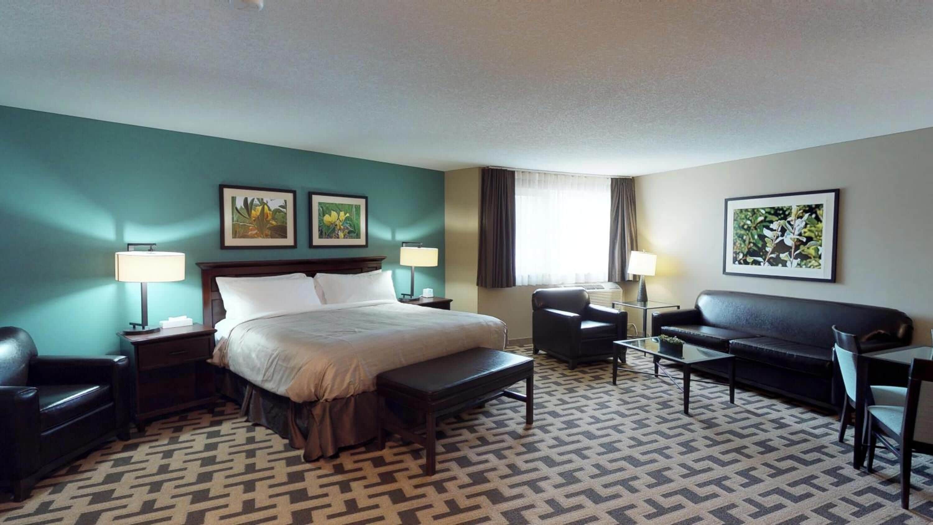 Skrivbord, strykjärn/strykbräda, gratis wi-fi och sängkläder