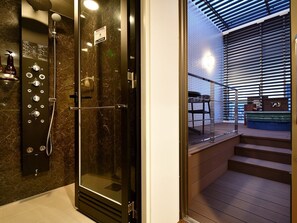Chambre Royale avec lits jumeaux, non-fumeur | Salle de bain