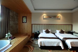 SPA Twin Room | In-room safe, desk, blackout drapes, free WiFi
