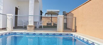 Villa with pool near coves of Roche