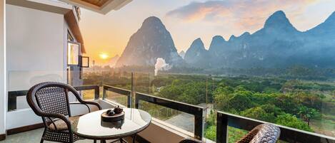 Premium bedding, memory foam beds, desk, laptop workspace