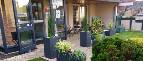 Entrada de la propiedad