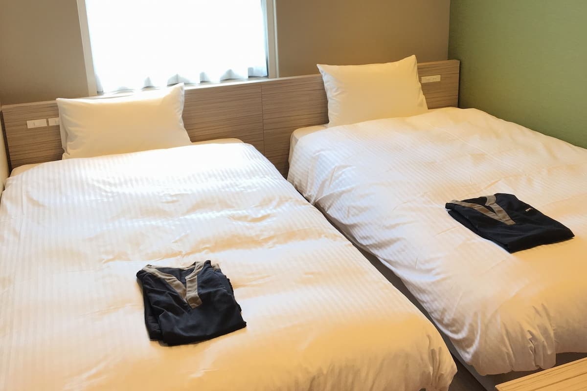 standard twin room, non smoking | down duvets, desk, blackout curtains, free wifi
