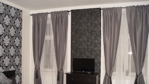 1 chambre, literie de qualité supérieure, bureau, chambres insonorisées