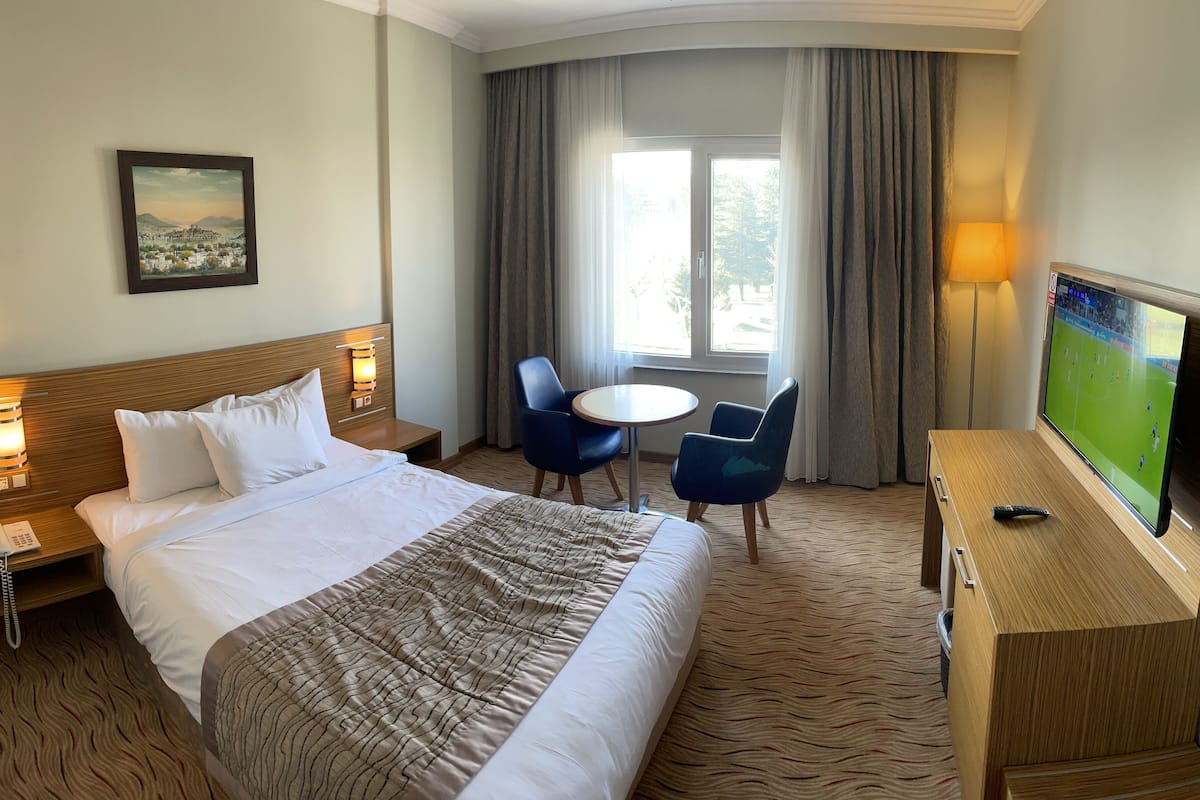 double or twin room | premium bedding, desk, soundproofing, free wifi