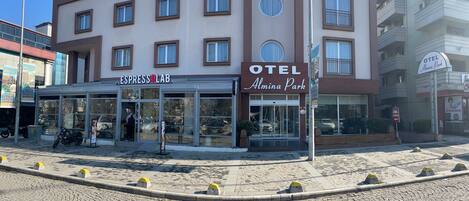 Façade de l’hébergement