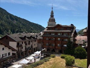 Blick von der Unterkunft
