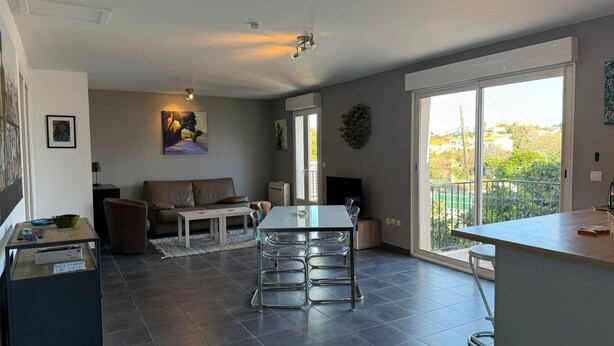 TV - Renovated apartment in Banyuls-sur-Mer with terrace (Banyuls-sur-Mer)