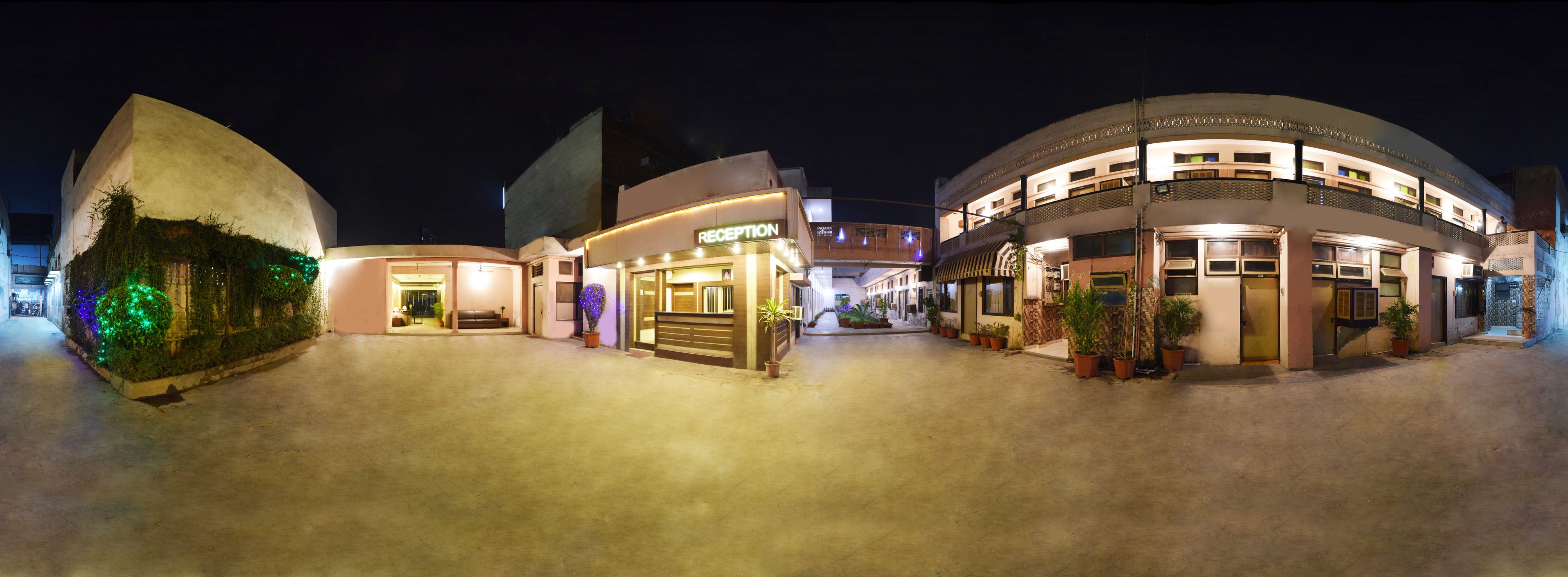 Front of property - evening/night