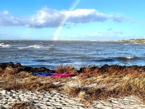 On the beach