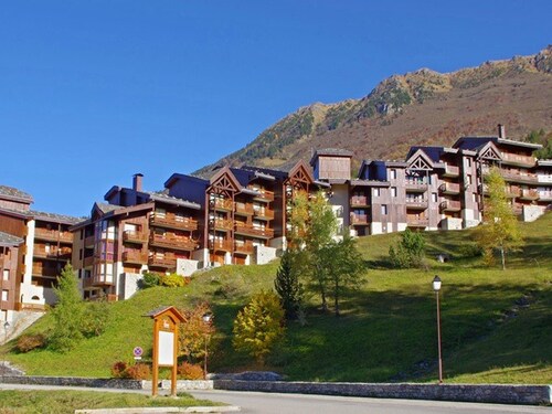 2 rooms + mezzanine in Valmorel, 5 pax, balcony, linens and cleaning included