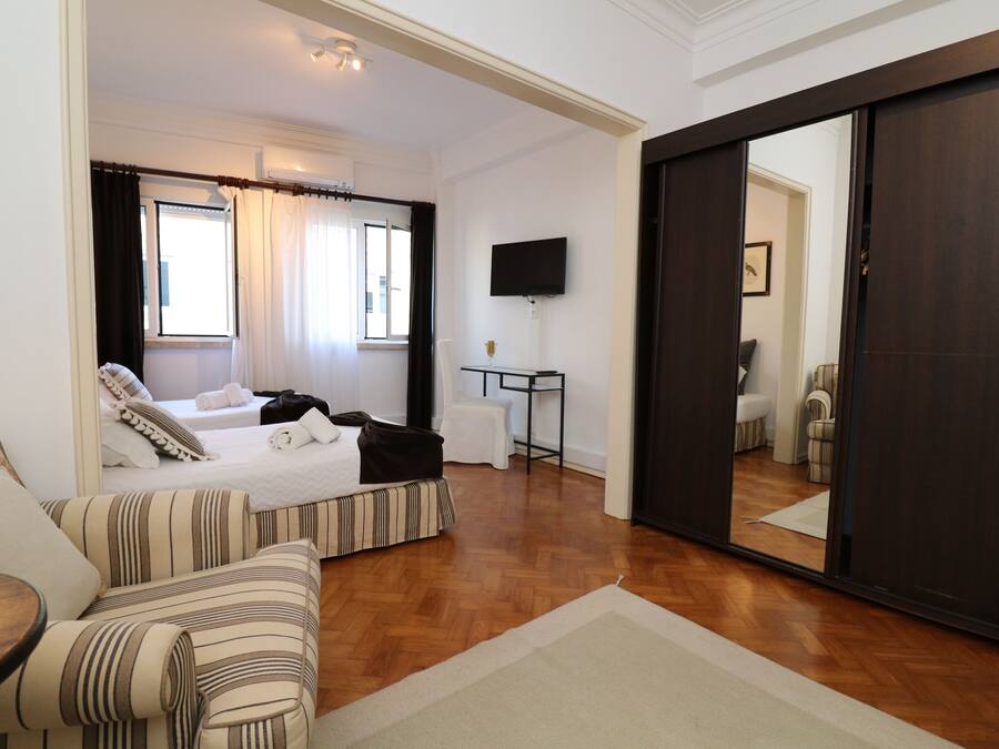 City Triple Room, Private Bathroom | Desk, laptop workspace, blackout drapes, iron/ironing board