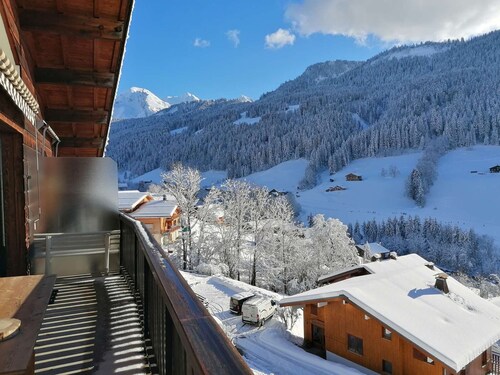 Cozy apartment with fireplace and balcony, sleeps 6, Le Grand-Bornand
