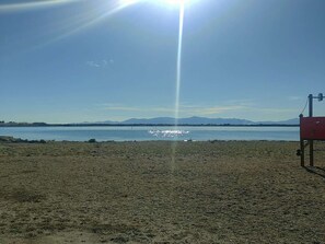 On the beach