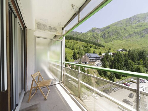 Studio for 6 people at the foot of the slopes with balcony and mountain views
