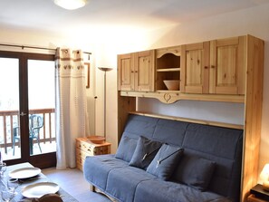 TV - Cozy 2-Room Apt for 4, 100m from Slopes, Balcony, Pet-Friendly, WiFi - Méribel (Méribel)