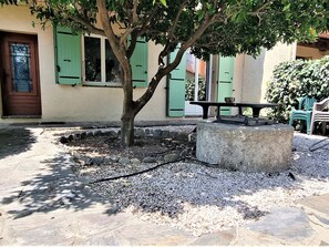 Terrace/patio - House in Banyuls-sur-Mer, near beach and shops, air-conditioned upstairs (Banyuls-sur-Mer)