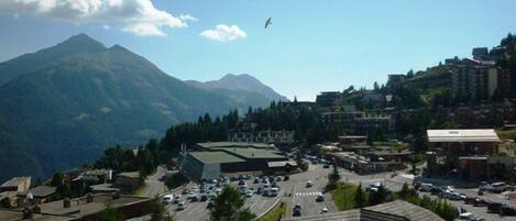 Blick von der Unterkunft