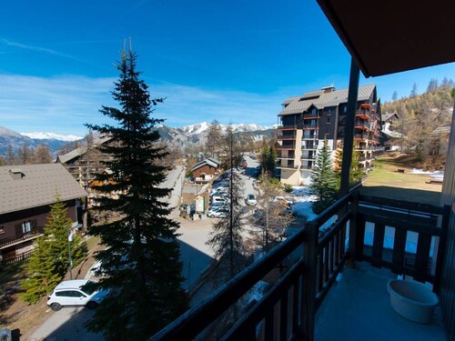 Quiet studio cabin, 4 pers, ski-in/ski-out - Risoul 1850