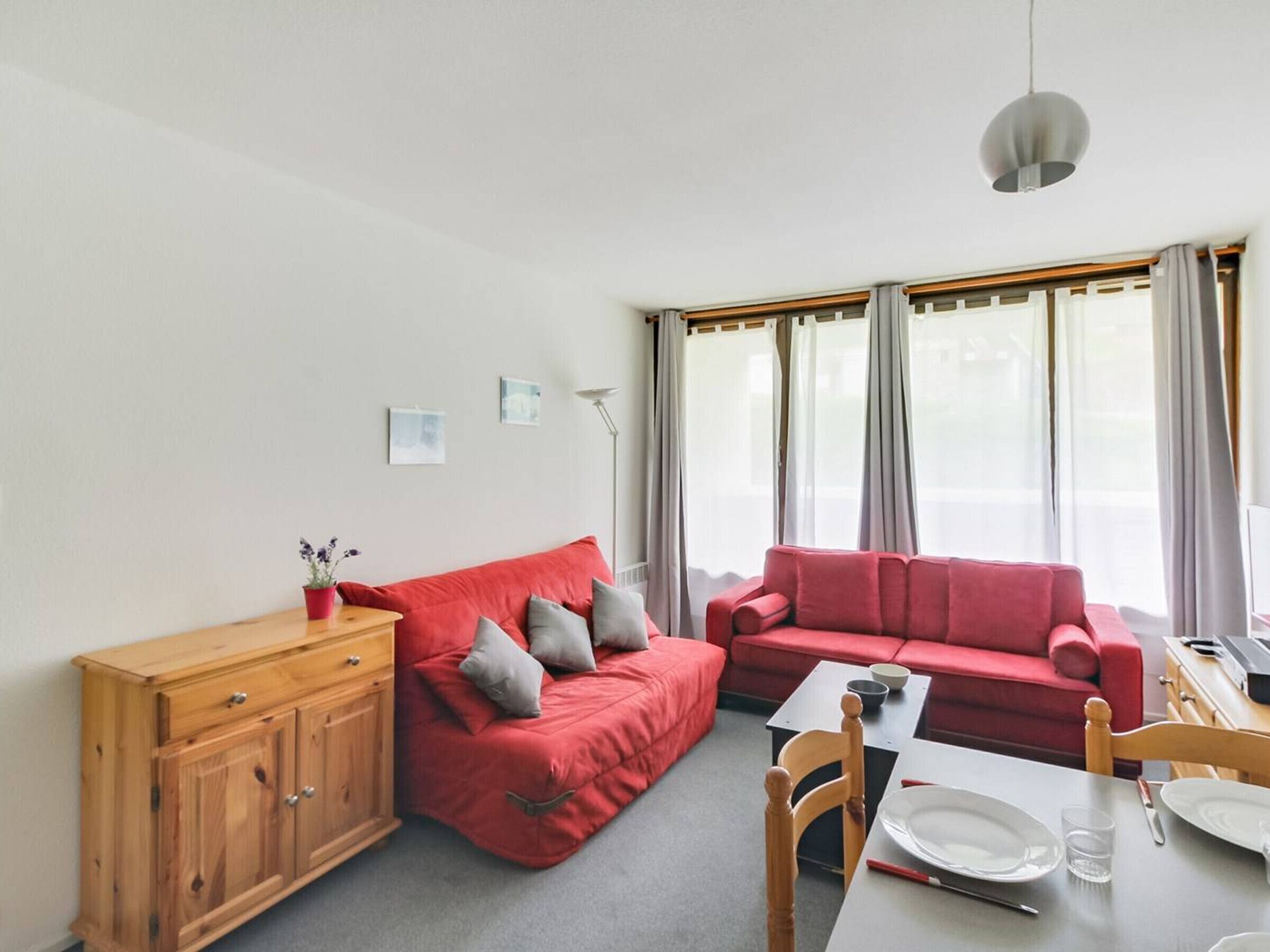 Appartement Cosy 5 Pers, 1 Ch, Parking Couvert, Accès Pistes, Centre Station - La Mongie