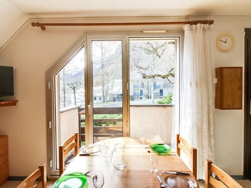 Duplex cosy pour 5 pers., balcon sud, parking, proche centre et remontées, navette hivernale
