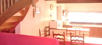 Homerez - House Barcelonnette, fireplace