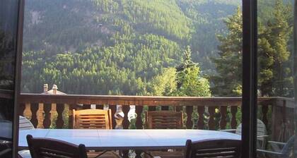 Homerez - Chalet Ă Saint-Chaffrey, vue montagne