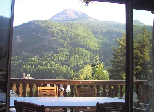 Homerez - Chalet in Saint-Chaffrey, Bergblick