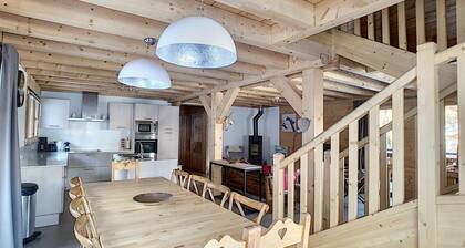 SKI IN SKI OUT CHALET - SAUNA- WIFI-SAINT JEAN D'AULPS SKI RESORT - 12 PEOPLE - CIMES C6