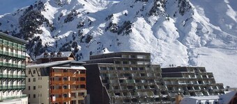 Studio cabin for 5 with balcony in La Mongie - Pets allowed