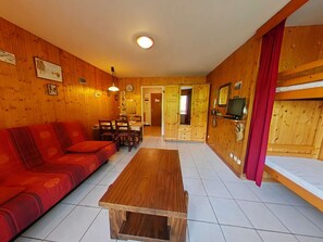 TV - Cozy studio in Chinaillon, close to slopes and shops (Le Grand-Bornand)