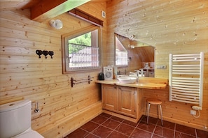 Een douche, een haardroger