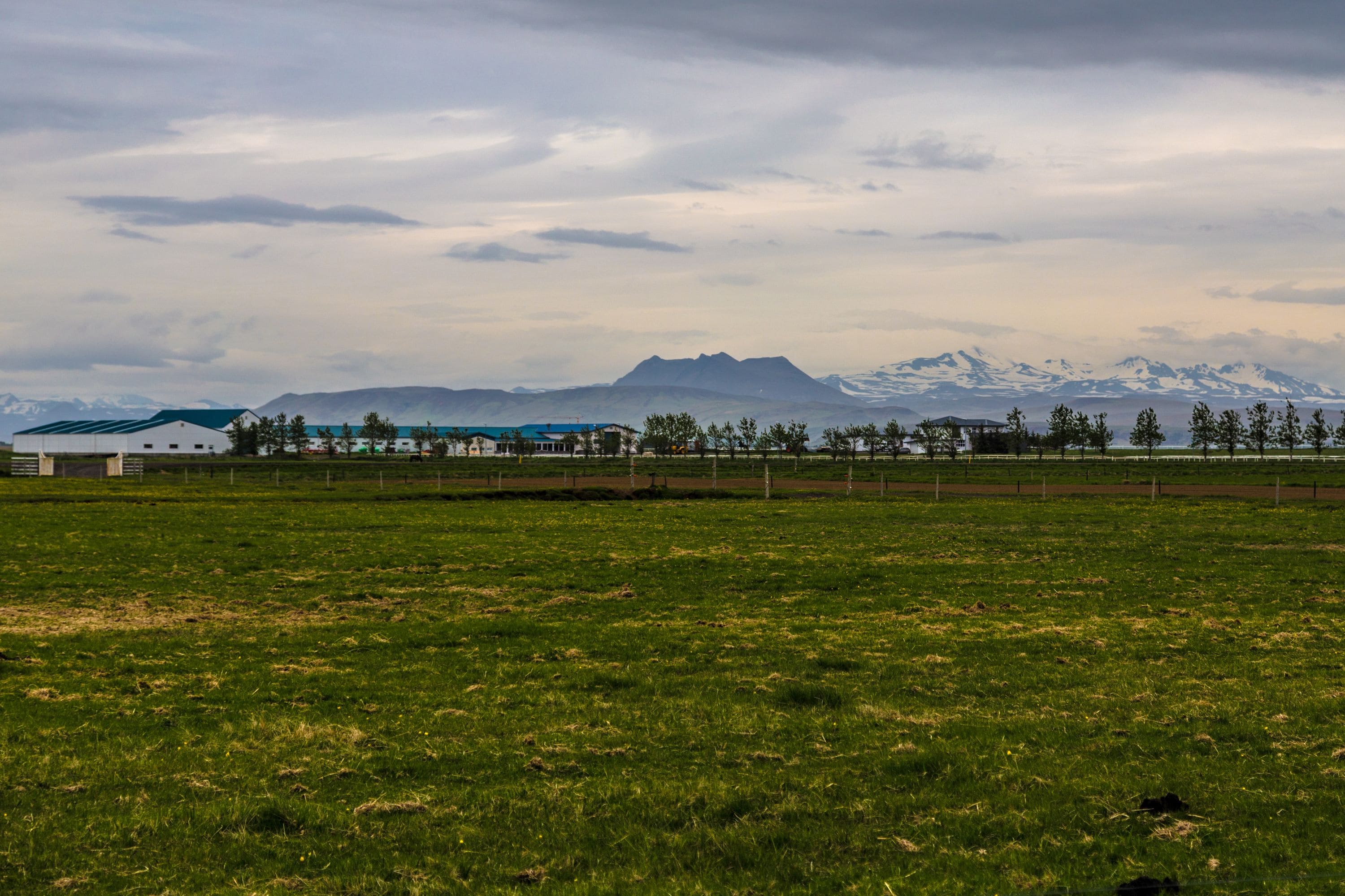 Udsigt fra overnatningsstedet