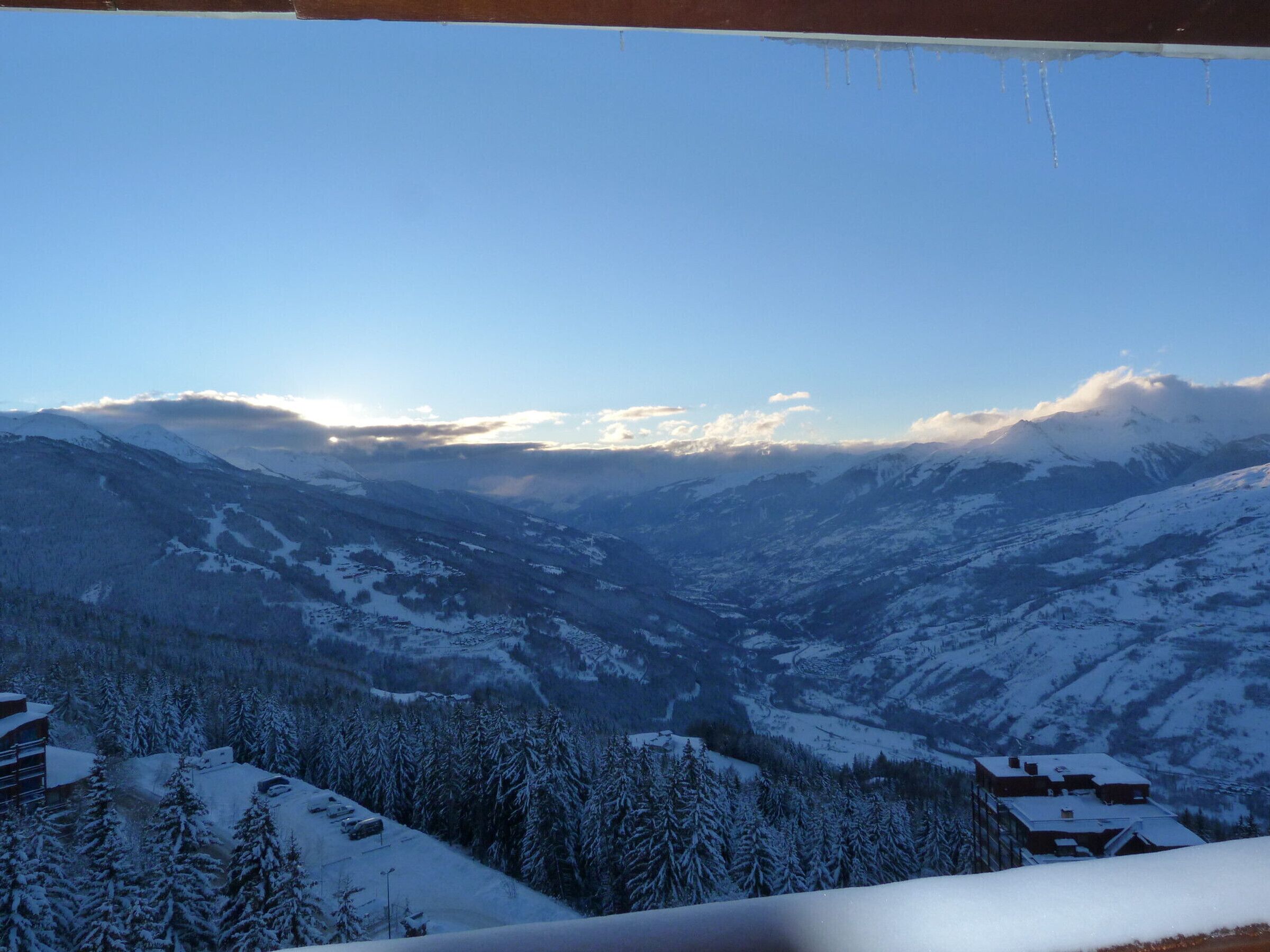 Blick von der Unterkunft