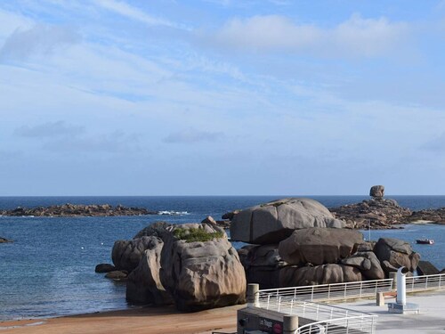 Charmante maisonnette bretonne à 100m de la mer avec jardin, terrasse et proximité centre Trégastel