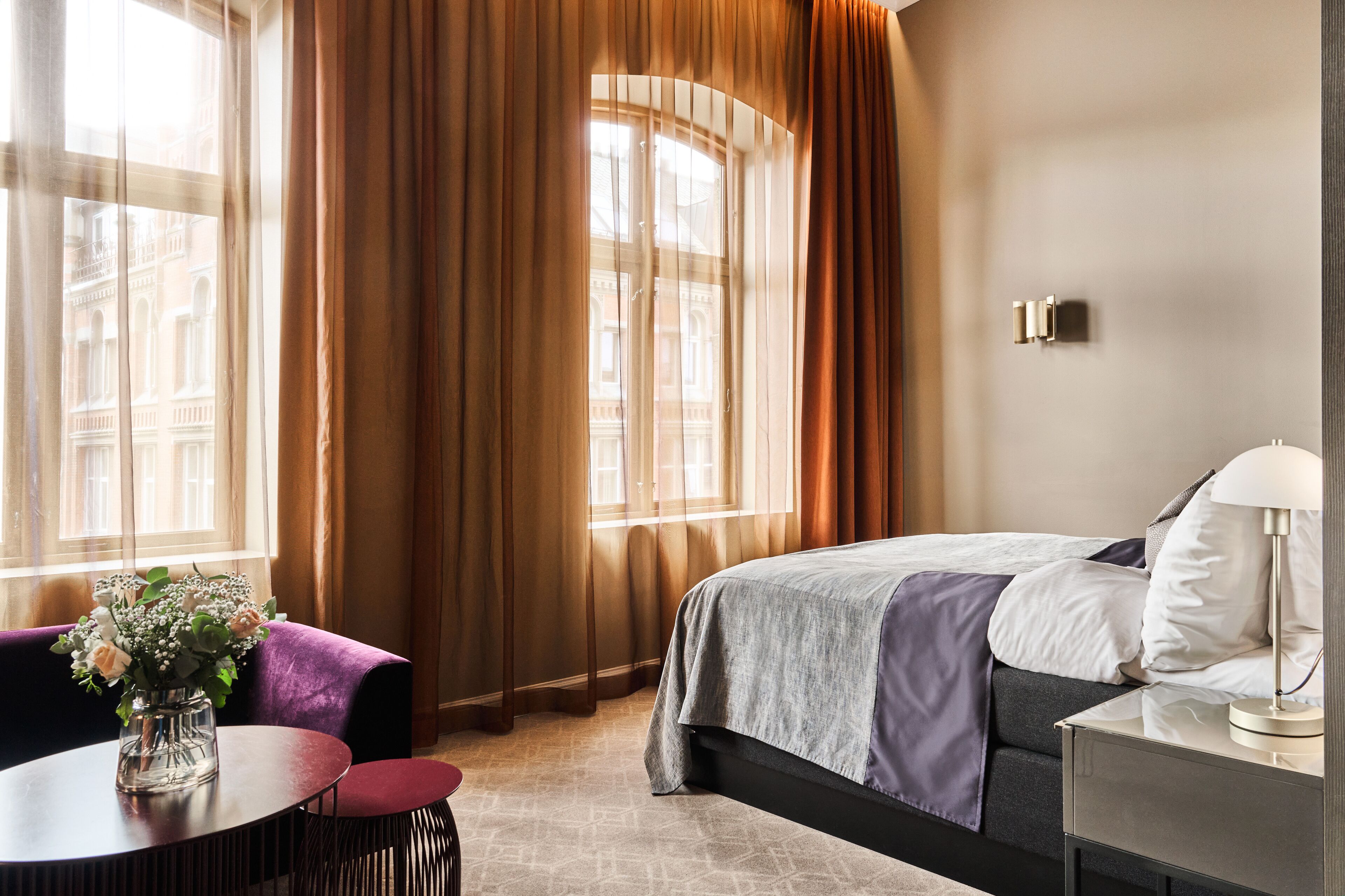 Rom – deluxe, byutsikt | Sengetøy i egyptisk bomull og sengetøy av topp kvalitet