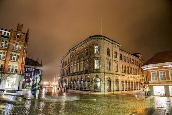 Façade de l’hébergement - soirée/nuit