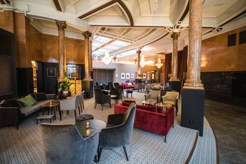 Lobby sitting area