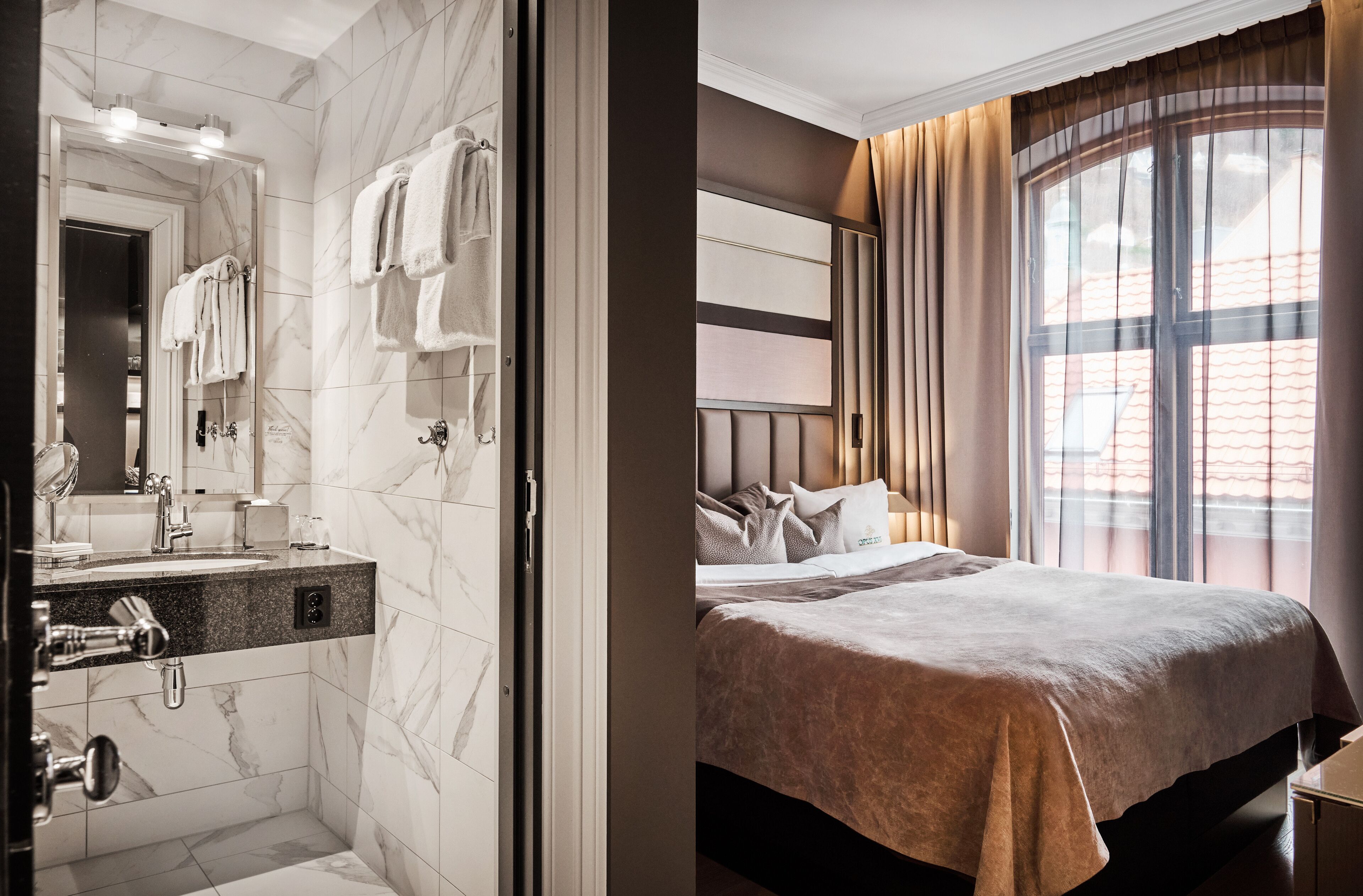 埃及棉床單、高級寢具、舒適加層、迷你吧