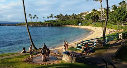 Enjoy Vintage Hawaiiana! Napili Maui awaits!
Free reserved parking spot for unit