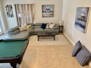 Smart TV, books, video library, stereo