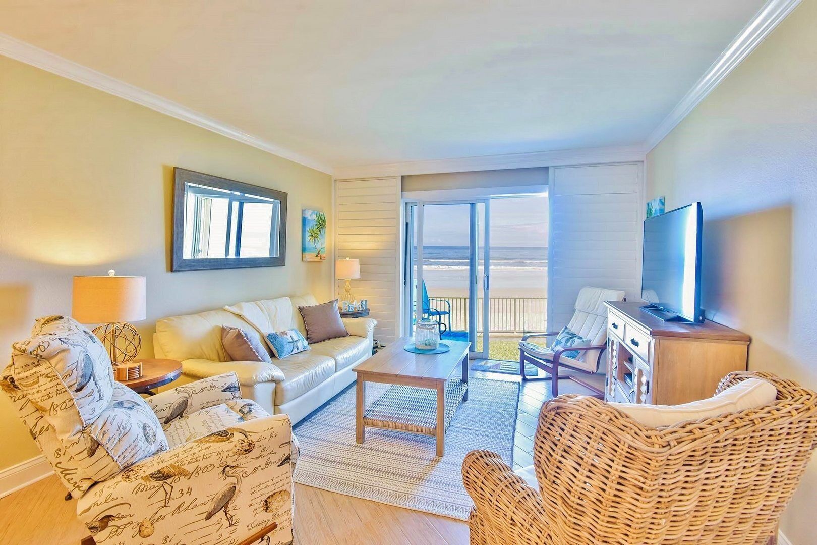 Beautiful, Ground Floor, Direct Oceanfront Unit at Sea Coast Gardens