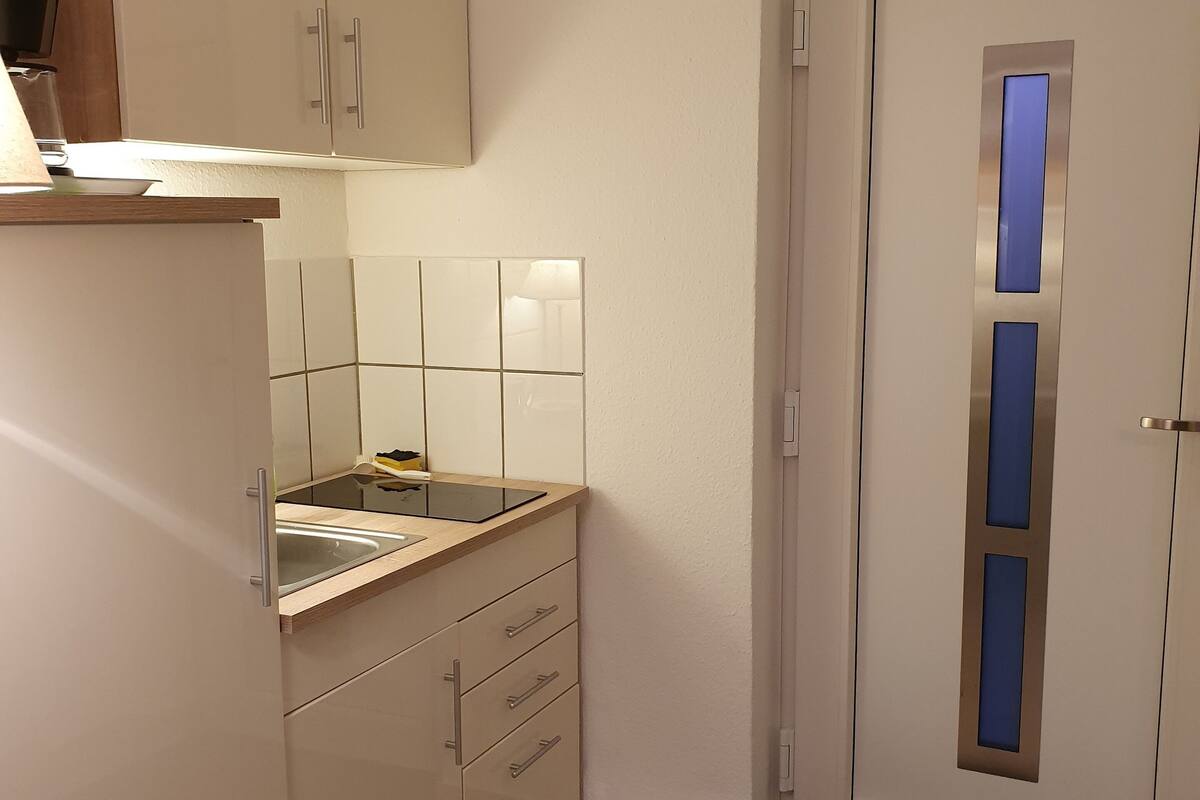 basic apartment, kitchenette, garden area | private kitchenette